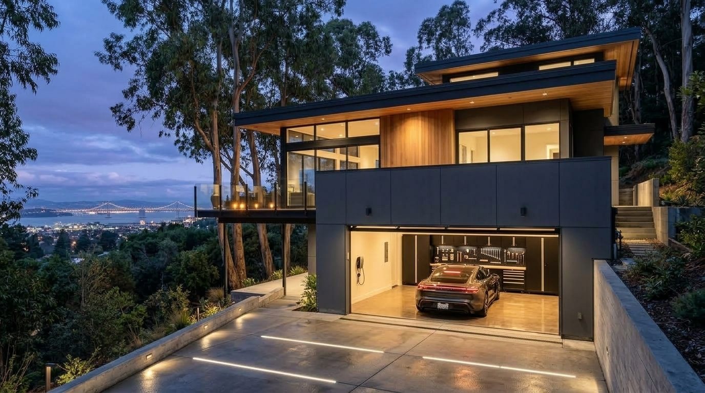 Olivia Direct Garage Door Overhead Garage Door Gliding Open in Northbrook, IL